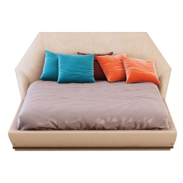 Buy cheap Hexagon Headboard Knotch Platform Bed 2.3m Leichtes Luxus Bett from wholesalers