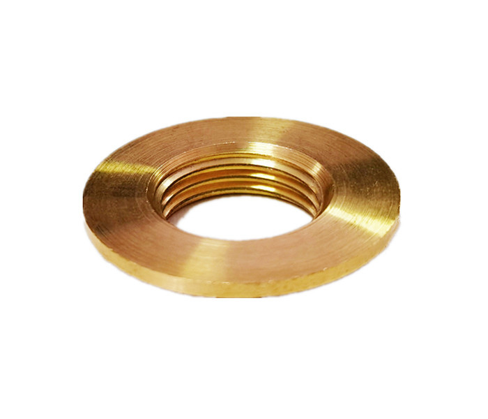 1/2″ NPT Wide Flange Brass Tap Back Nuts Male