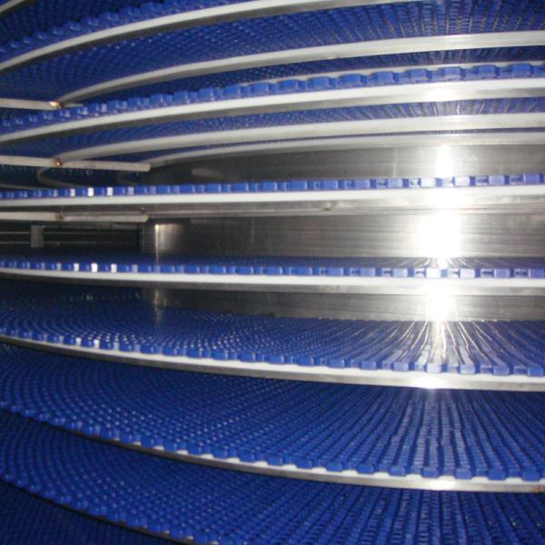 Quality Good Price Bread Pizza Refrigerated Spiral Belt Freezer Conveyor Cooling Tower for sale