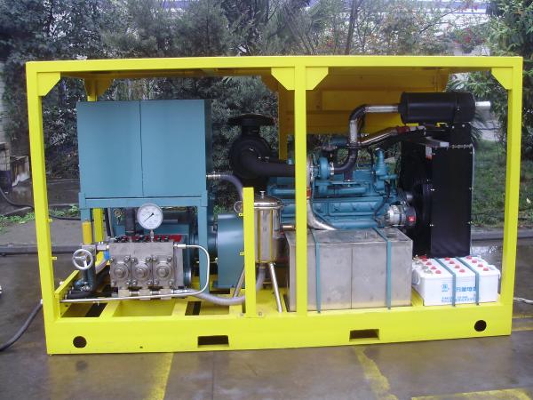 Buy cheap Water Blaster Water Jet Cleaning Machine For Heat Exchangers Pipes 1600bar from wholesalers