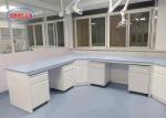 Blue Color Chemistry Lab Bench Laboratory Bench With Storage Indonesia Ceramic