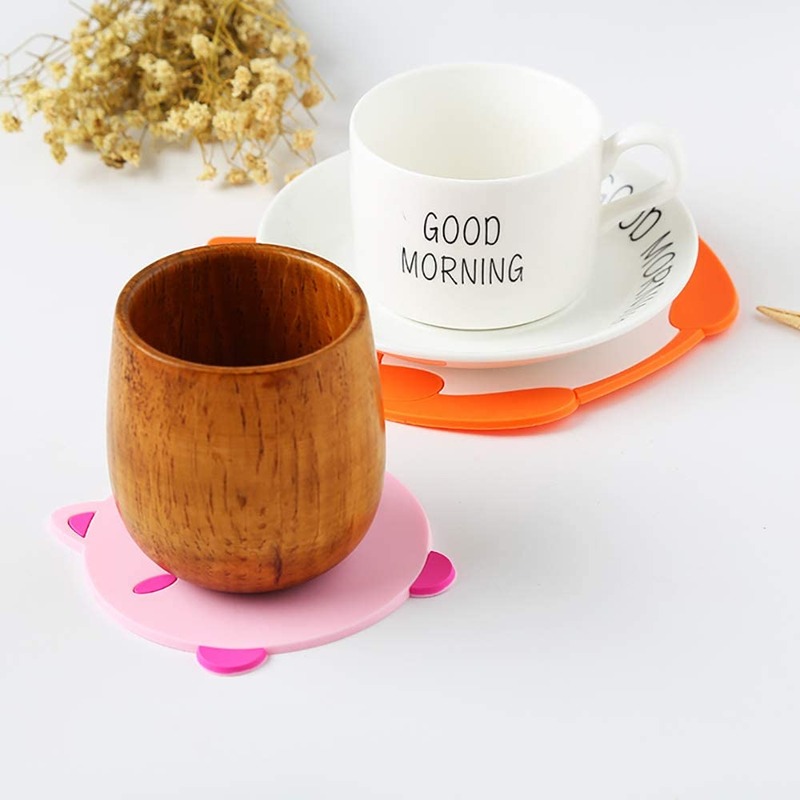 Minglu CM-003 Cute animal Round Drink Coasters Cup Mats Coffee Mug Bar Coasters for for office, restaurant, home, or bars