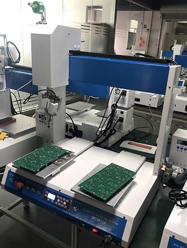 Buy cheap Dual Table 250x300mm Automatic PCB Soldering Machine 0.5S per Point from wholesalers