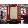 Buy cheap 12250kg Six Cylinder 2400r/Min Fire Pumper Truck, Emergency Rescue Vehicle from wholesalers
