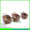 Buy cheap LUDA household decorative storage boxes wholesale sea grass straw basket from wholesalers