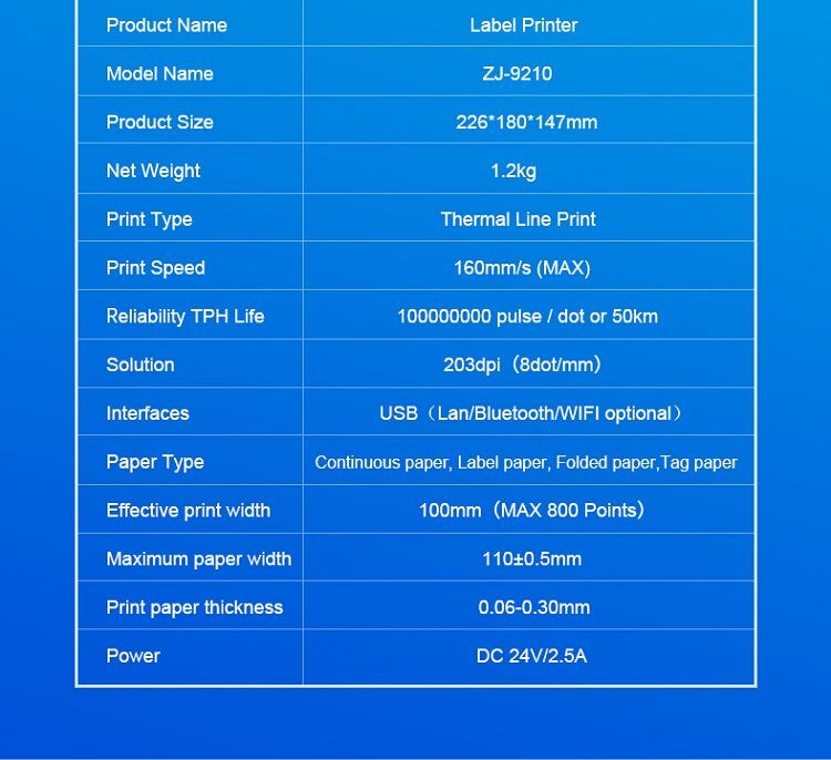Thermal Postage Sticker Printer USB Barcode 4 inch Thermal Label Printer