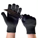 Multipurpose Protection One Stainless Steel Wire Anti Cutting Gloves Level 5
