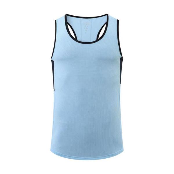 Buy cheap Men Vest Summer Fast Drying Sleeveless Running Shirt Fitness Training Sportswear from wholesalers