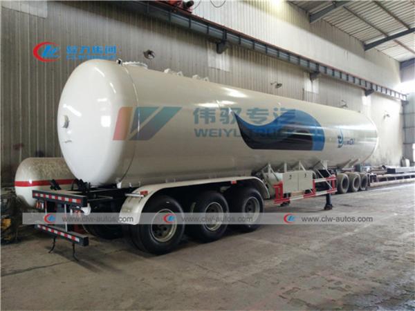 Buy cheap 30 Tons 59600 Liters LPG Tank Trailer For Nigeria from wholesalers