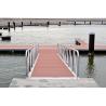 Buy cheap Silver Marine Aluminum Gangways 6061-T6 Alloy Floating Dock Customization Sturdy Design from wholesalers