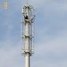 Buy cheap Tubular Telecommunication Tower 36M 4 Sections Slip Joint Galvanized Surface from wholesalers