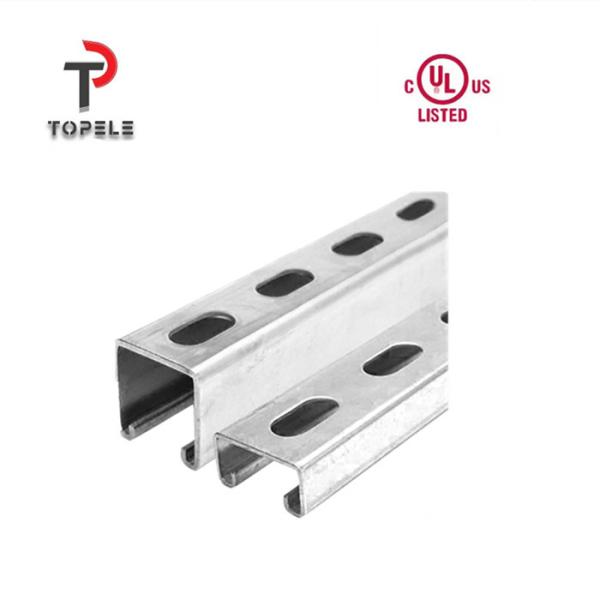 Buy cheap Galvanized Slotted Strut Channel Unistrut 1.5mm - 3.0mm from wholesalers