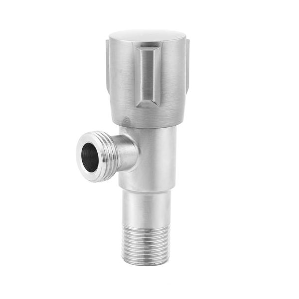 Buy cheap Dual Compression Outlet Angle Stop Valve Plumbing Fitting Quarter Turn SUS201 from wholesalers
