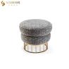 Buy cheap Eco Friendly Modern Foot Rest Stool Round Fabric Ottoman Stools ODM from wholesalers