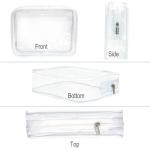 29*9.5*23cm Transparent PVC Travel Shower Wash Bag
