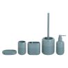 Buy cheap Aqua Plain Polyresin Bathroom Accessories Bathroom Countertop Accessories Set With Circle Line ODM from wholesalers