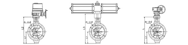 Adjustable Instrumentation Control Valves , Ventilation Butterfly Valve Safety Pneumatic