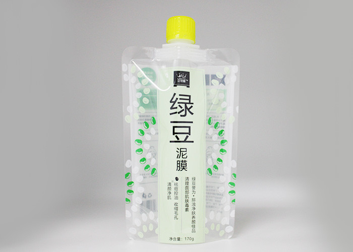 Diverse Field Liquid Pouch Bag With Spout Cap Capacity 250ML Printing Customized Logo
