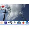 Buy cheap 11.8m Height Spray Paint Galvanised Steel Poles For Transmission Equipment from wholesalers