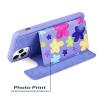 Buy cheap Floral Pattern Card Pocket Phone Case Kickstand Makeup Mobile Cover For Iphone 12 from wholesalers