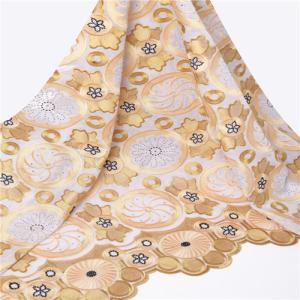 Wholesale F50085 white swiss polyester african guipure lace embroidery fabric wholesale from china suppliers