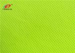 Yellow Colour 100% Polyester Fluorescent Bird eye Mesh safety vest Fabric