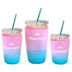 Reusable Neoprene Iced Coffee Cup Insulator Sleeve