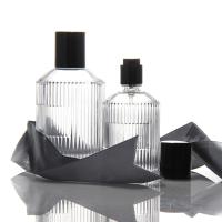 Buy cheap Cylinder Transparent Perfume Bottle OEM 50Ml Glass Perfume Bottle With Gift Box product