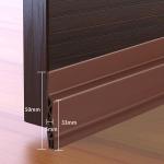 1m Interior Door Insulation Strip Weather Sweep Noise Reduction