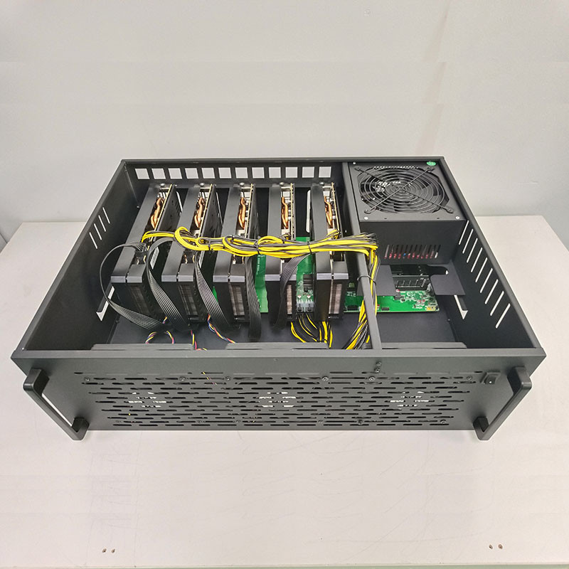 Low Power Consumption Ethereum Mining Device RTX3060 Five Card 550W