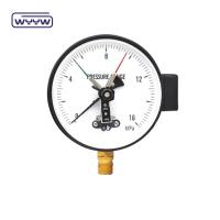 Buy cheap Electric Contact Pressure Gauge 100mm 380V Back Steel Case Manometer AC product
