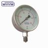 Buy cheap Customized Stainless Steel Pressure Gauge 100mm Bourdon Tube Manometer from wholesalers
