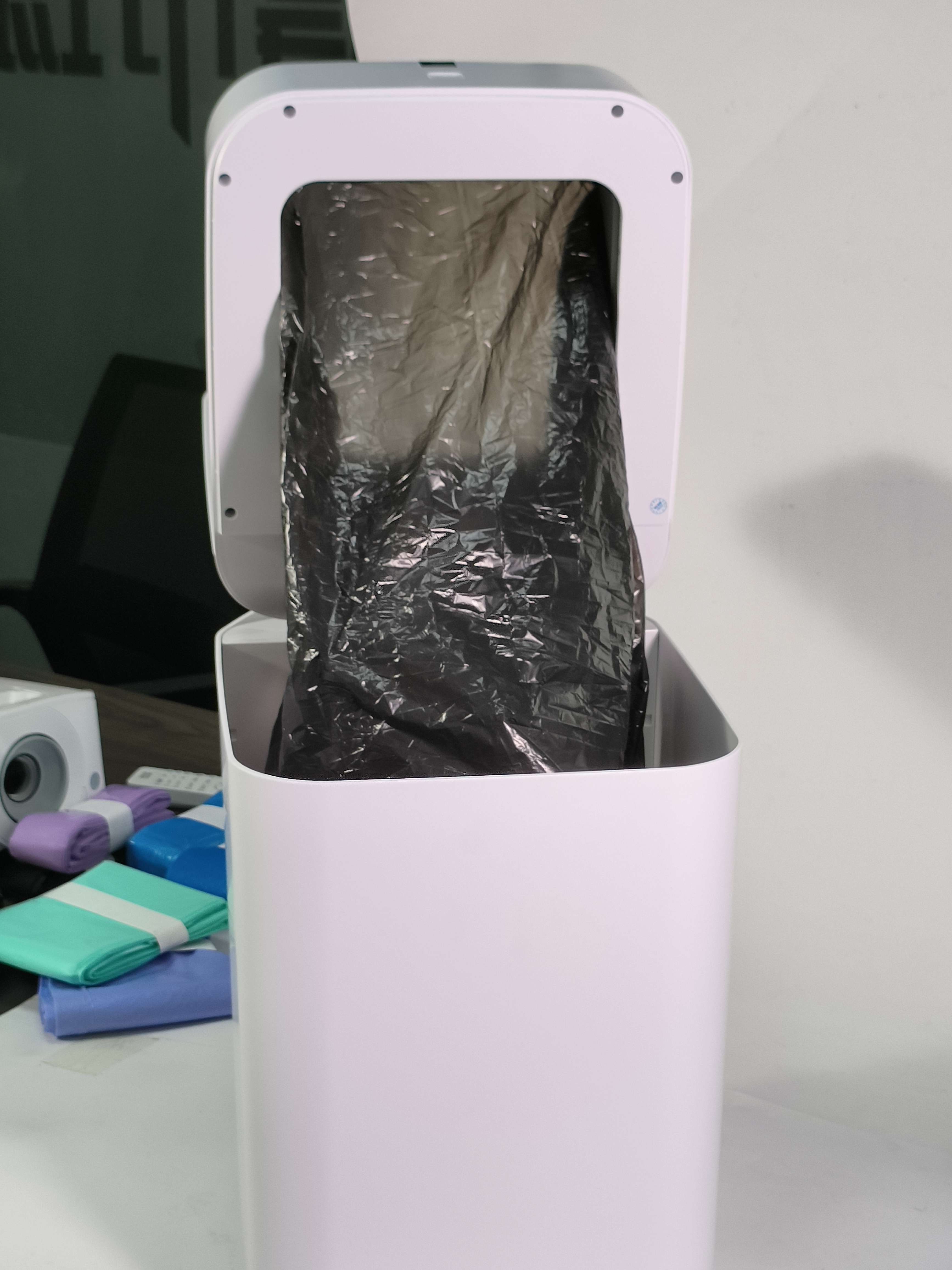 Automatic Bagging Installation Bag Systems Sealing Smart Sensor Trash Can Bags