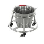 Hospital Equipment SUS Removable Medical Kick Bucket On Wheels