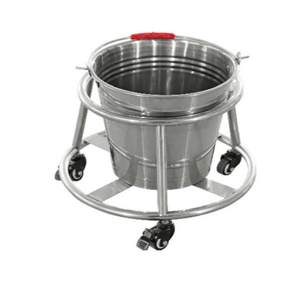Buy cheap Hospital Equipment SUS Removable Medical Kick Bucket On Wheels from wholesalers