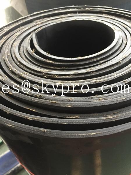 Buy cheap Textile fiber reinforced rubber sheeting roll High tensile strength and wear resistance from wholesalers