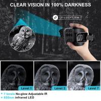 Buy cheap Lightweight Digital Night Vision Zoom Monocular For Hunting product