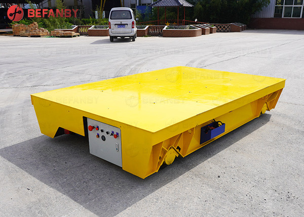 Mold Industry Battery Powered Motorized Trolley On Rail