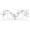Buy cheap 15KW Gutter Roll Forming Machine With Painting Treatment Welding Structure from wholesalers