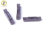 Stainless Steel Carbide Grooving Inserts 92 Hardness PVD Coating Surface