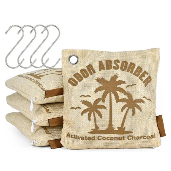 Buy cheap Effective 4*170g Pack Bamboo Charcoal Air Purifying Bag for Home Office Car Hotel from wholesalers