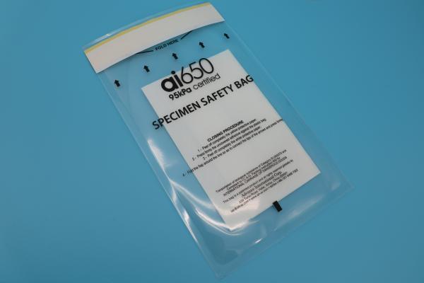 Buy cheap 95kPa Specimen Transport Bag With Size 6" X 9.5" / 9.75" X 11.75" from wholesalers