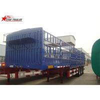 Buy cheap 60T Roof Opened Steel Dry Van Trailer , Dry Box Trailer With Tri Axles product