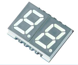 China Double Digit 7-Segment LED Display, CA Red 36 mcd RH DP 10mm on sale