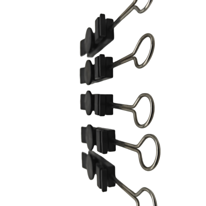 Indoor and Outdoor Installation Tension Cable Fiber Optic Flat Open Hook S Type Clamp