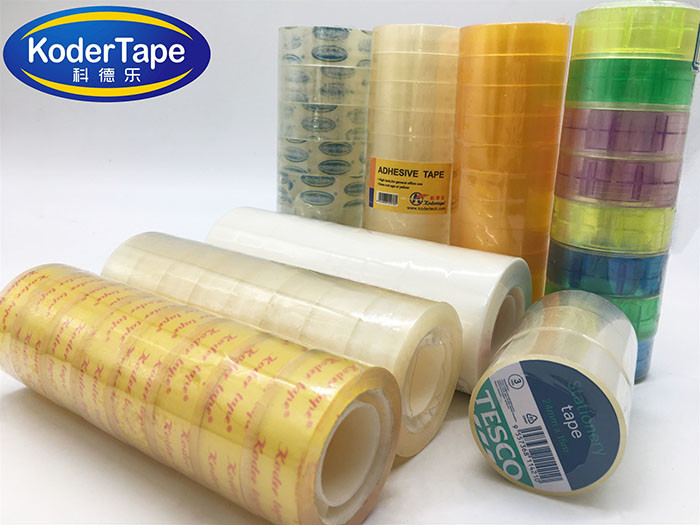Easy Tear Type Bopp Stationery Tape, Office Adhesive Tape In Good Adhesion