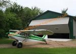 Vertical Bi Folded Hangar Door Solution Light Steel Single Panel Hydraulic
