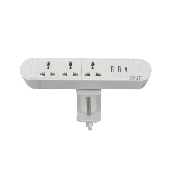 Buy cheap BOENTE Hot Sale 6.56 Ft Cord 3 Universal Power & 2 USB-A & 1 USB-C White Home Recessed Power Strip Socket Wholesale from wholesalers