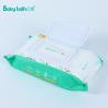 Buy cheap 80pc per bag Natural Fabric Custom Nonwoven Baby Wet Wipes Biodegradable Ultra Soft from wholesalers