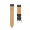 Buy cheap RoHS Watch Band Strap Fashion Genuine 0.9 Inch Black Leather Watch Strap from wholesalers